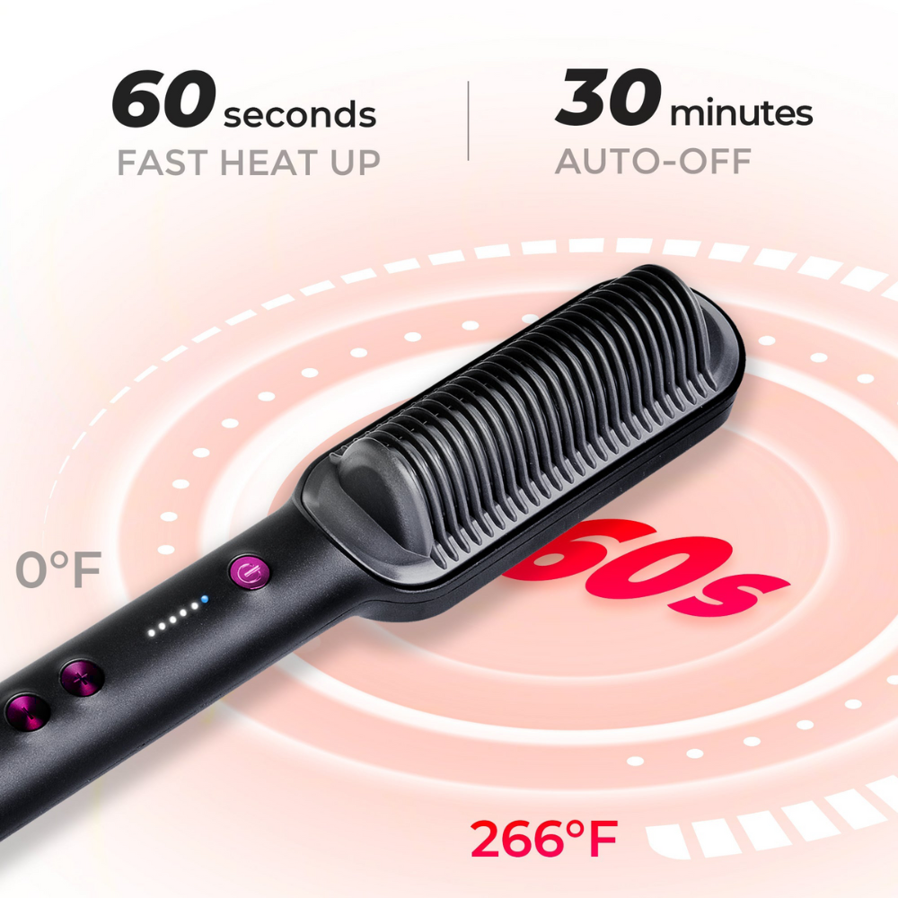 SilkGlide Smoothing Brush - Smooth and stylish hair in a few minutes!