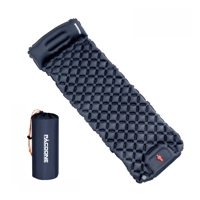 Compact Sleeping Pad with Built-in Pillow