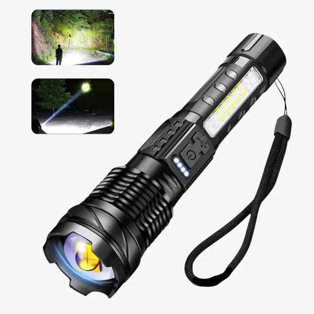 5000 Lumen Tactical Flashlight for Outdoor Use
