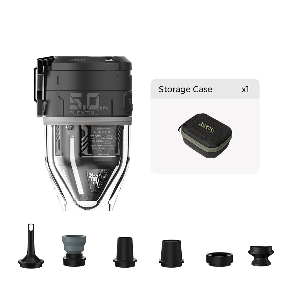 Camping Pump with Light for Outdoor Use