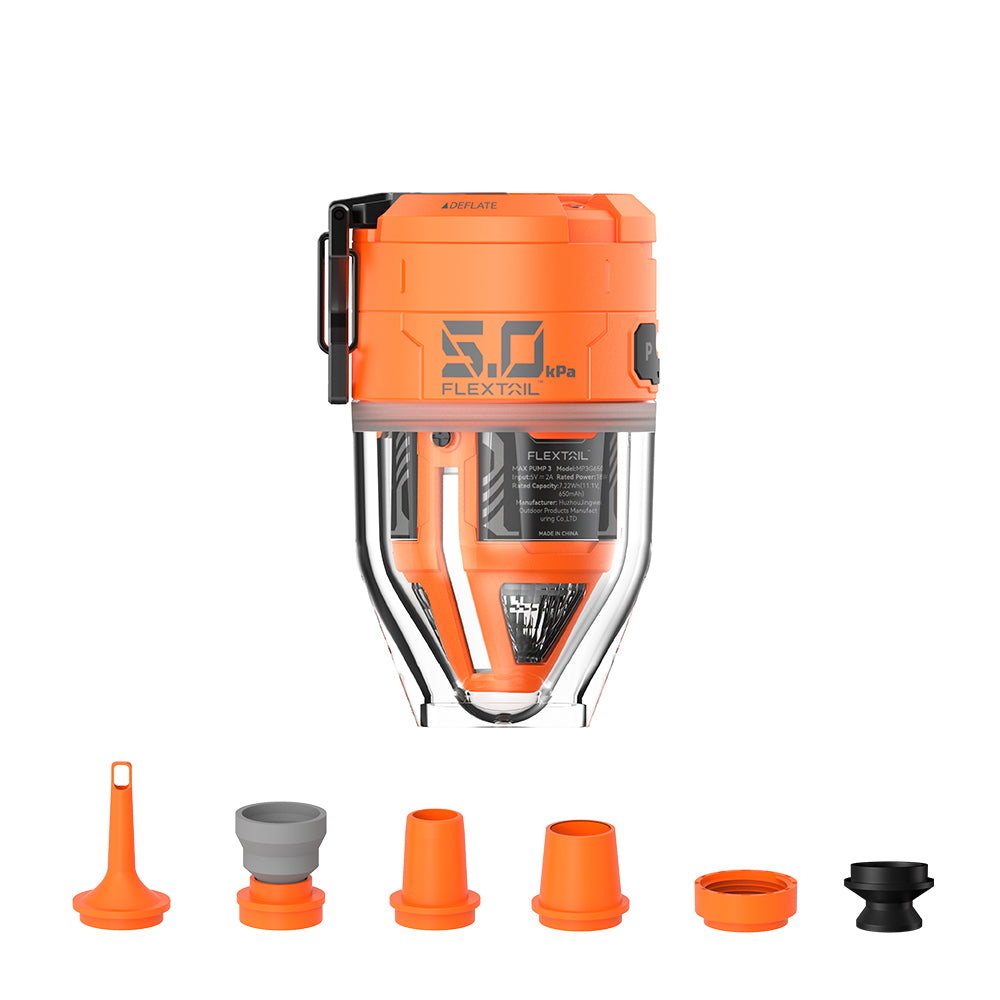 Camping Pump with Light for Outdoor Use
