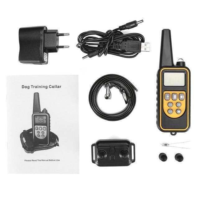 Remote-Controlled Waterproof Dog Training Collar with Three Modes