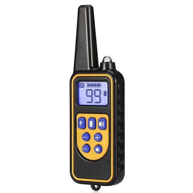 Remote-Controlled Waterproof Dog Training Collar with Three Modes