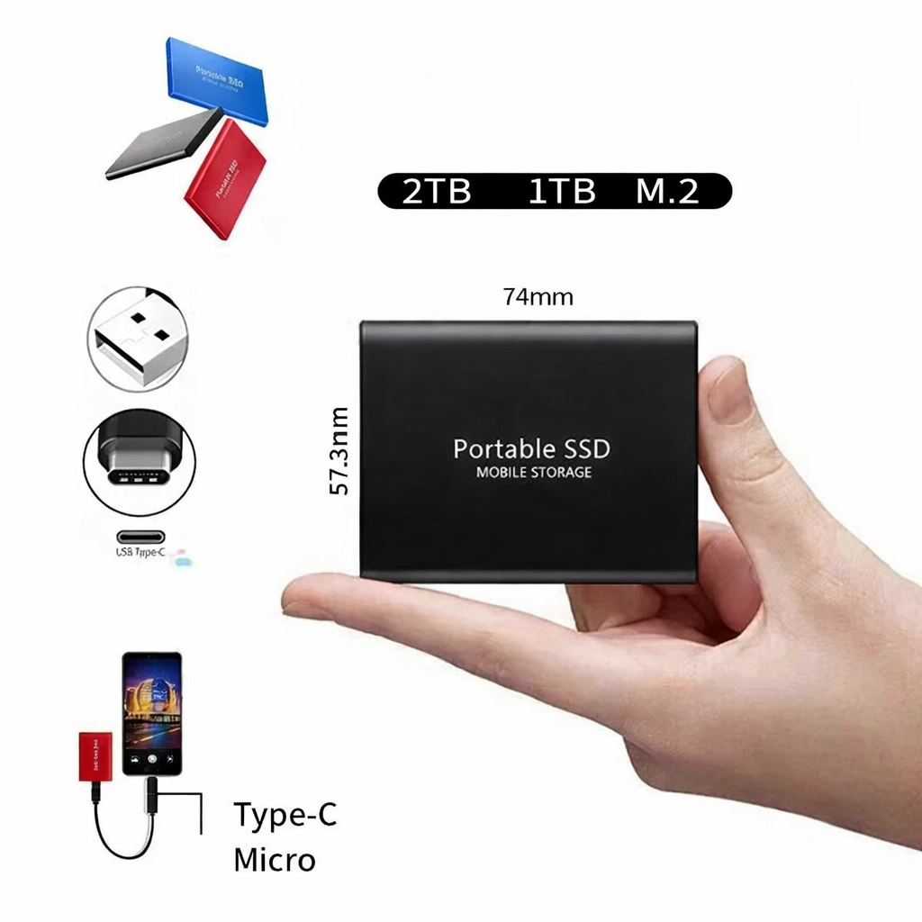 2TB External SSD – Compact and High-Speed Storage