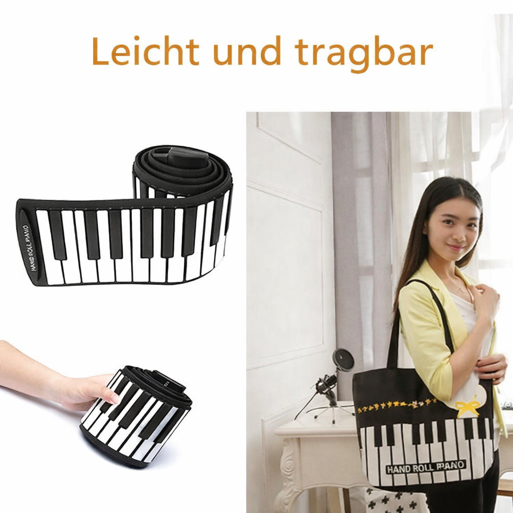 Portable Roll-Up Piano - Play Your Music Anytime, Anywhere