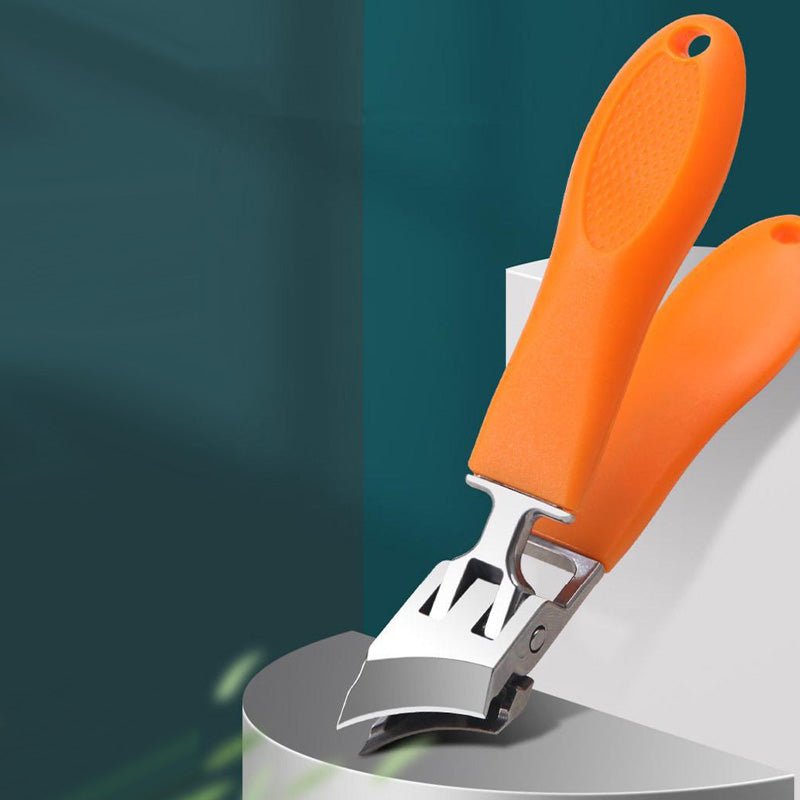 Precision Nail Clippers for Thick Nails – Extra-Wide Opening and Splash Guard