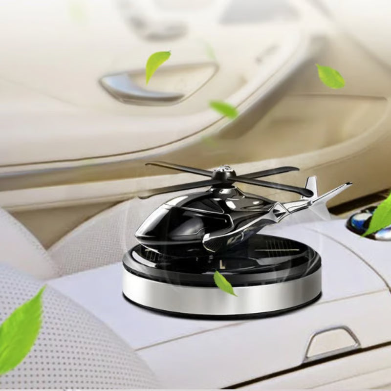Solar Aromatherapy Car Diffuser with Rotating Design
