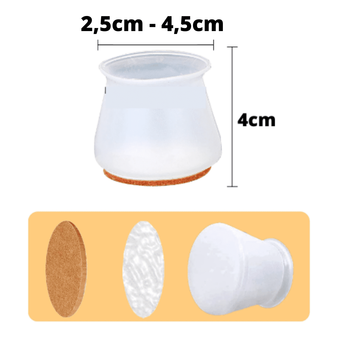 Chair Leg Protector 12 Units - Universal Size
