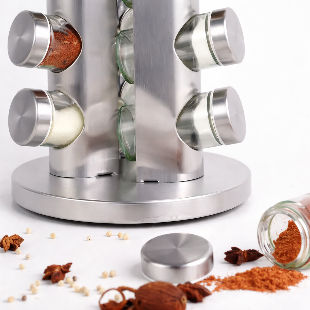 Spice Organizer – Quickly Keep Your Favorite Spices Fresh and Accessible!