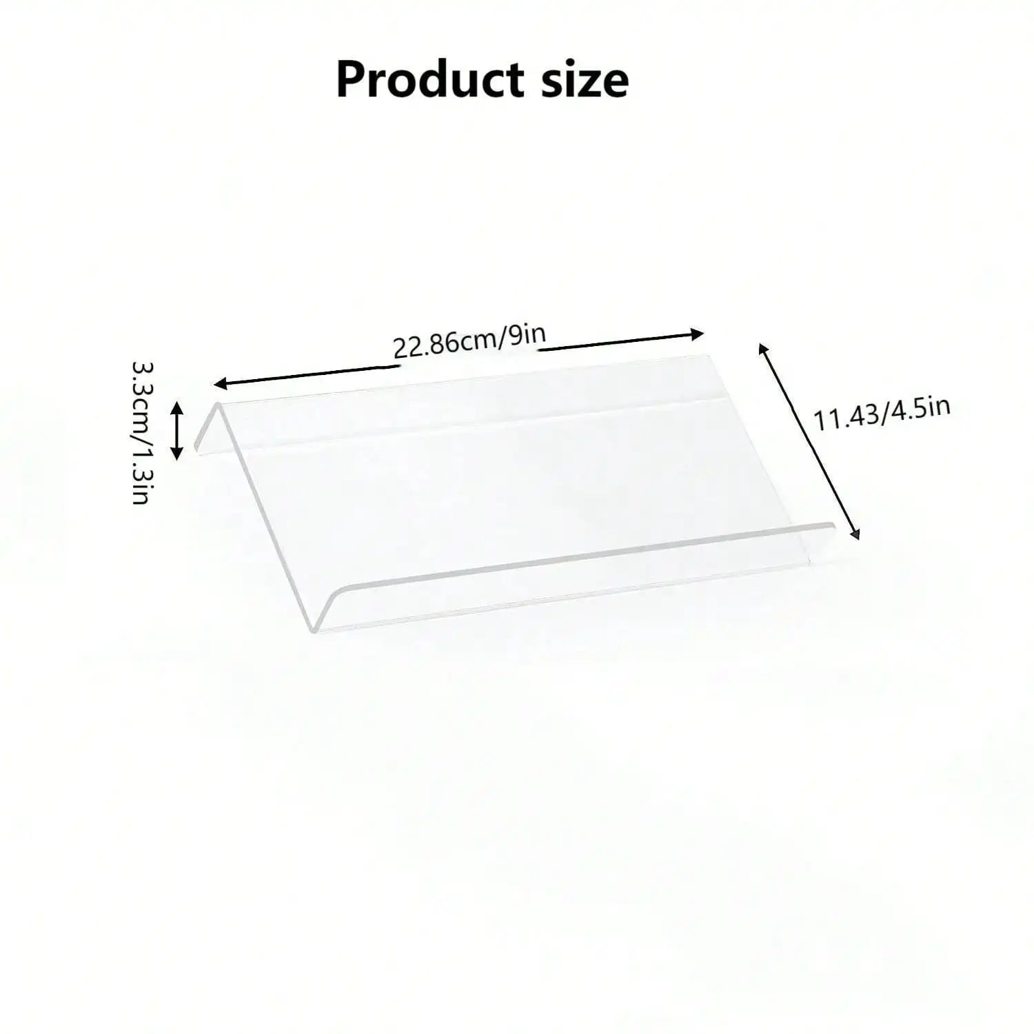 Acrylic Spice Drawer Organizer | Stackable & Slanted, 2 Tiers