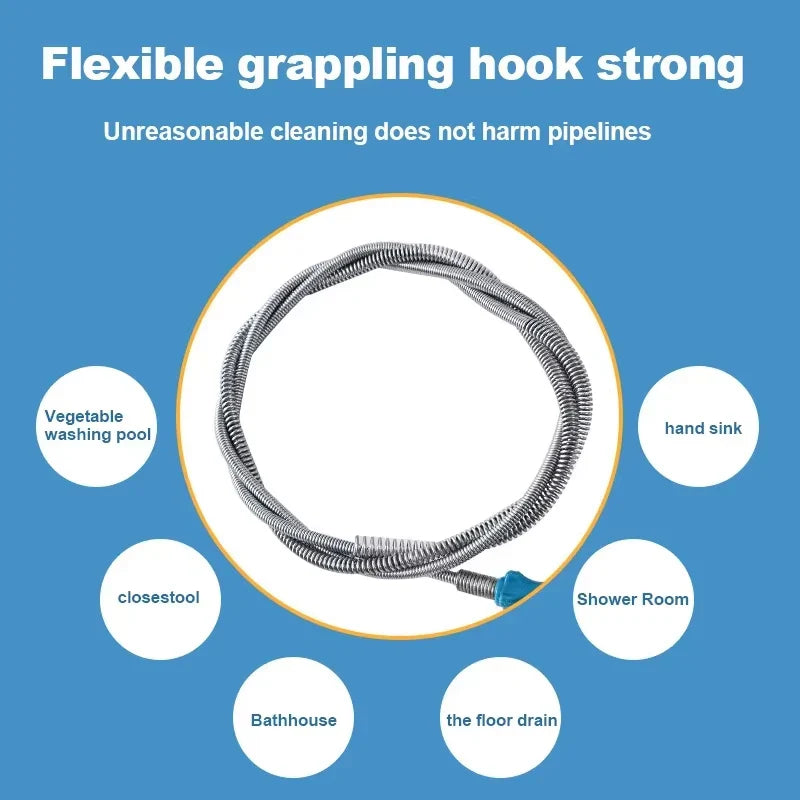 Drain Cleaning Spiral Tool