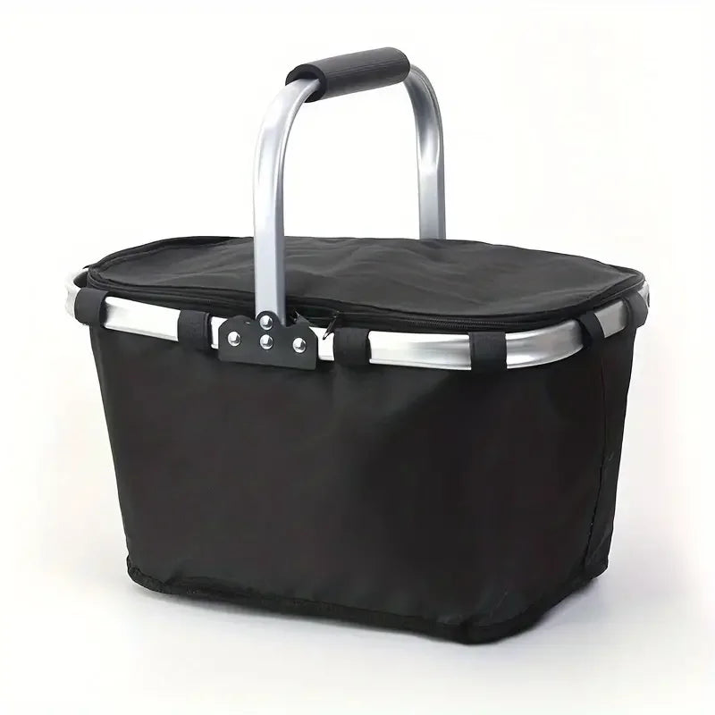Insulated Picnic Basket for Outdoor Use