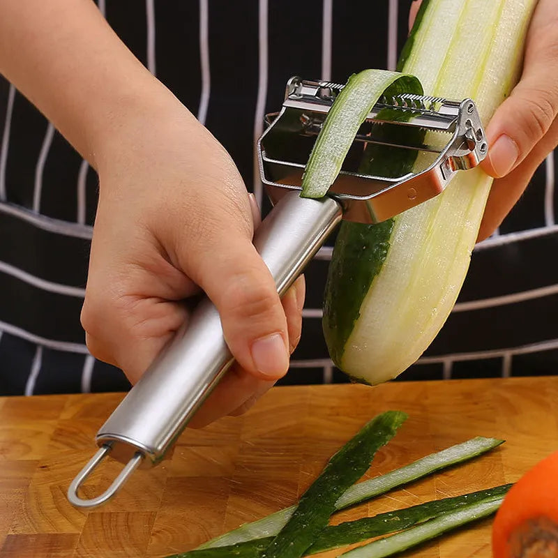 Ergonomic Stainless Steel Vegetable Peeler – Rust Resistant