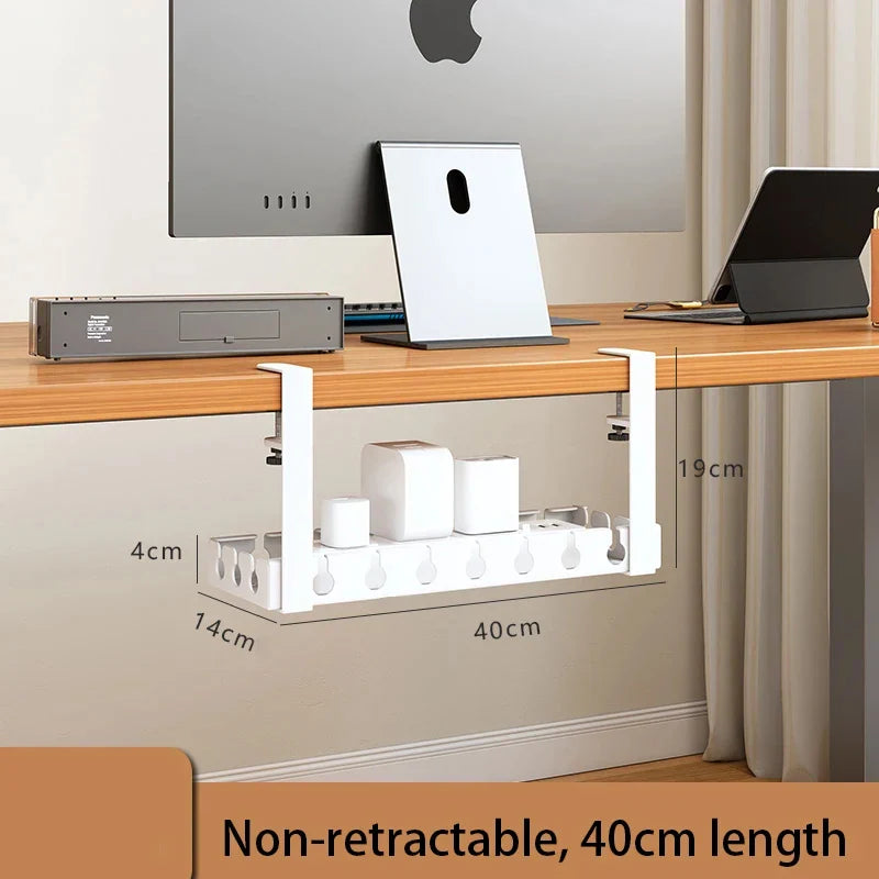 Under-Desk Cable Management Tray