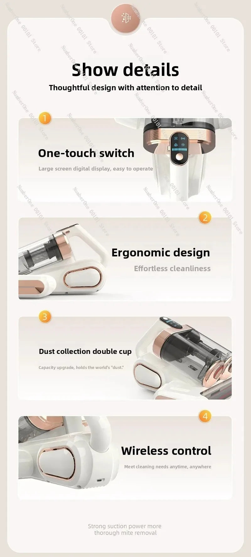 Vacuum Cleaner for Allergy Sufferers - Deep Clean Function