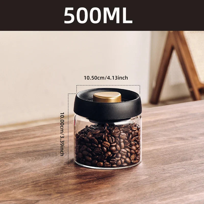 Borosilicate Glass Vacuum Storage Jar