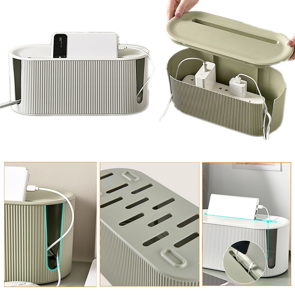 2-Pack Cable and Charger Storage Pouches for Home and Office
