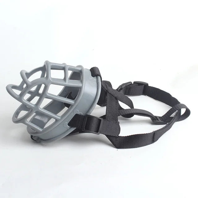 Silicone Dog Muzzle for Bark Control and Bite Prevention, Adjustable Fit