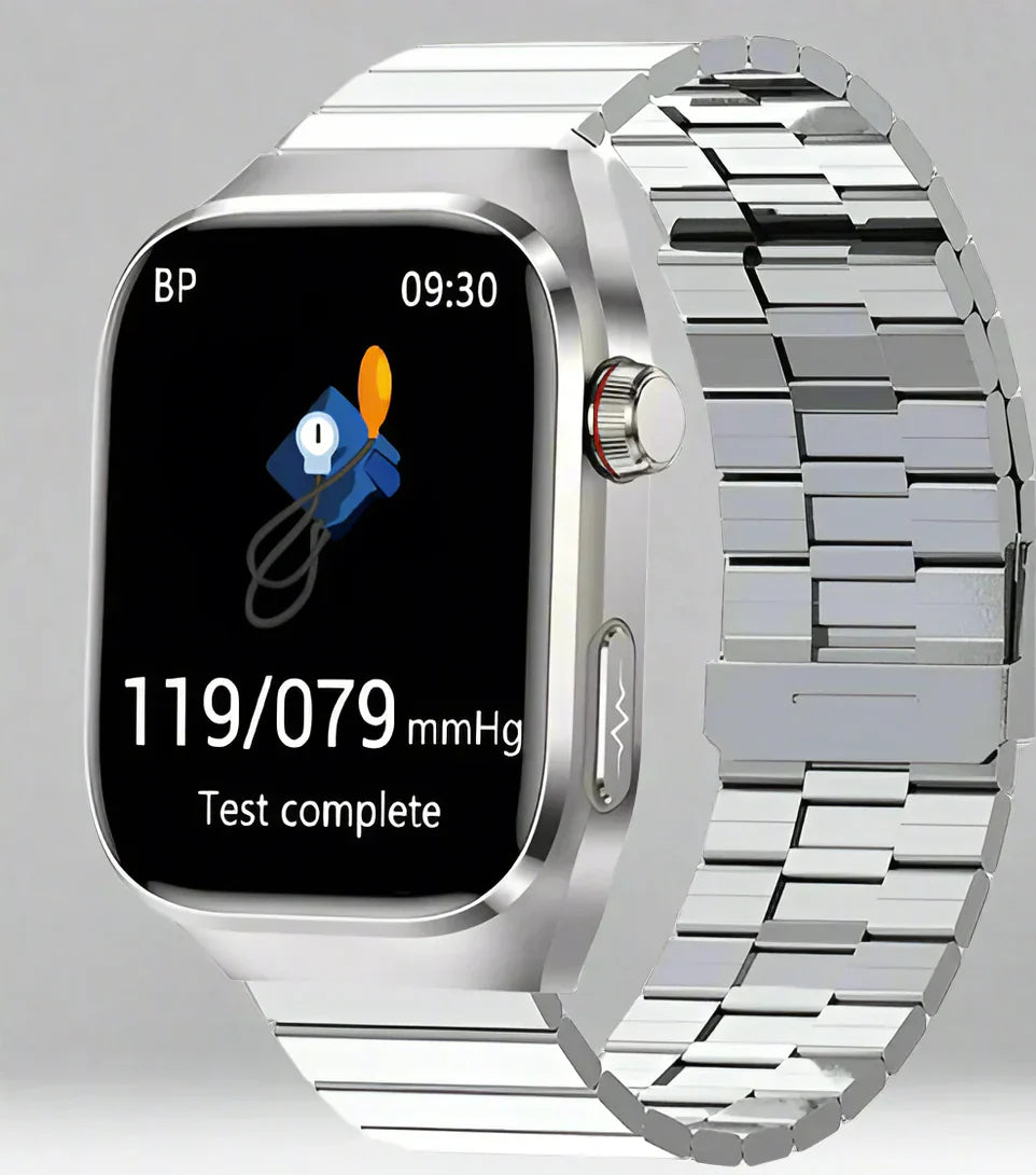 Advanced Wellness Tracker with 2.04-Inch AMOLED Display – Smart Health Watch