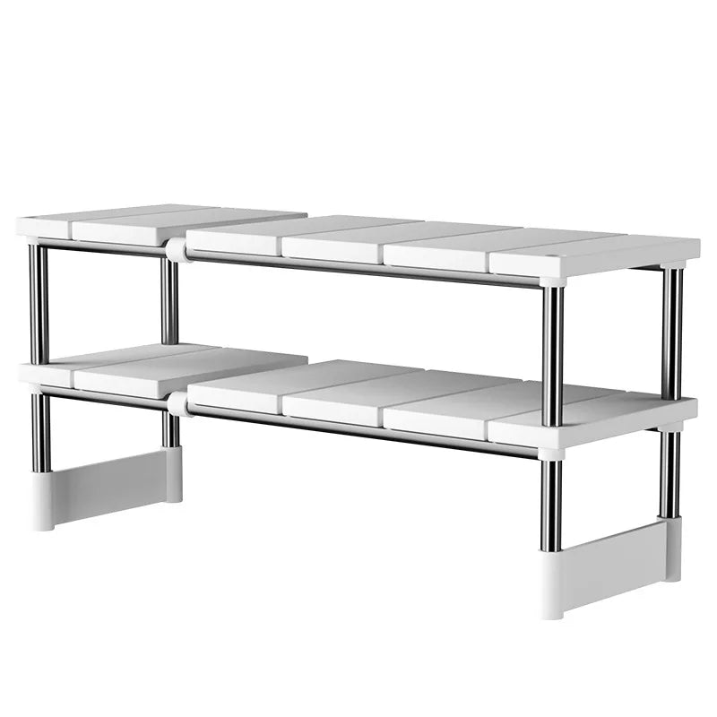 Expandable Under-Sink Organizer for Kitchen