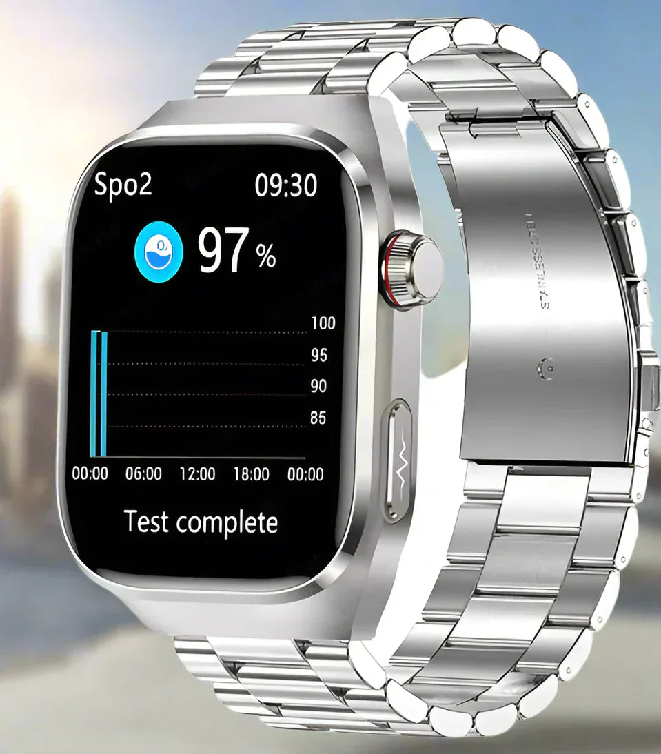 Advanced Wellness Tracker with 2.04-Inch AMOLED Display – Smart Health Watch