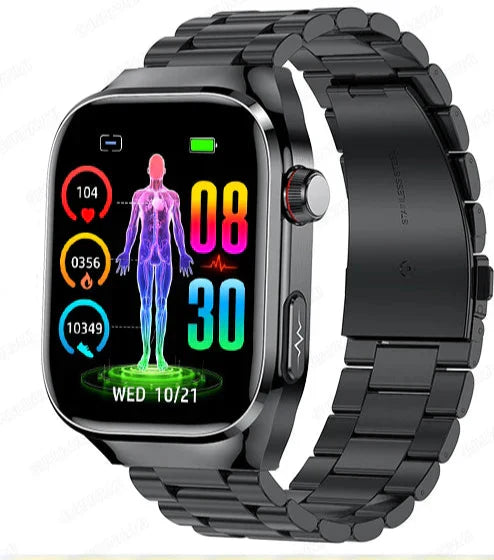 Advanced Wellness Tracker with 2.04-Inch AMOLED Display – Smart Health Watch