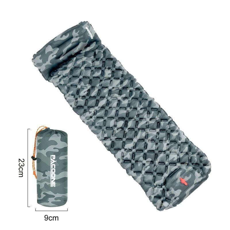 Compact Waterproof Sleeping Pad with Built-in Pump – Lightweight for Hiking and Camping