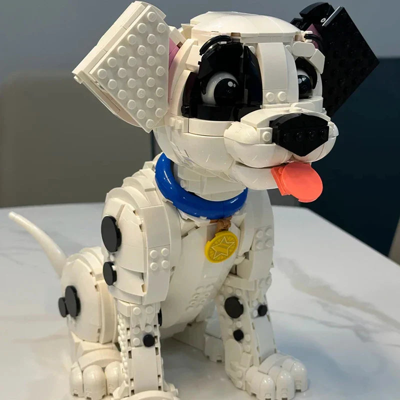 DIY Puppy Building Block Model for Adorable Room Decoration