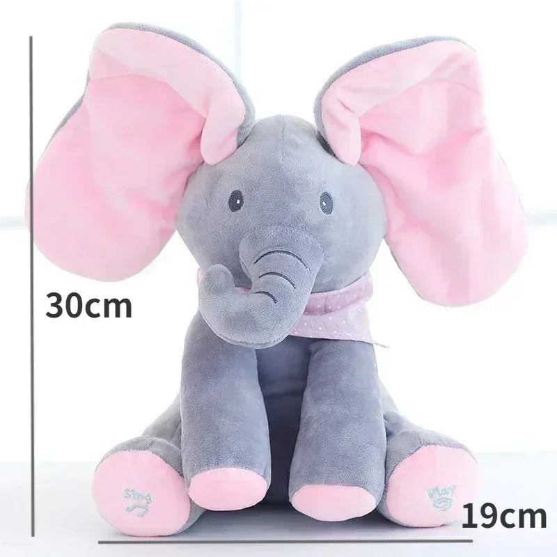 PeekPal™ – Talking Elephant Plush That Plays, Sings & Delights