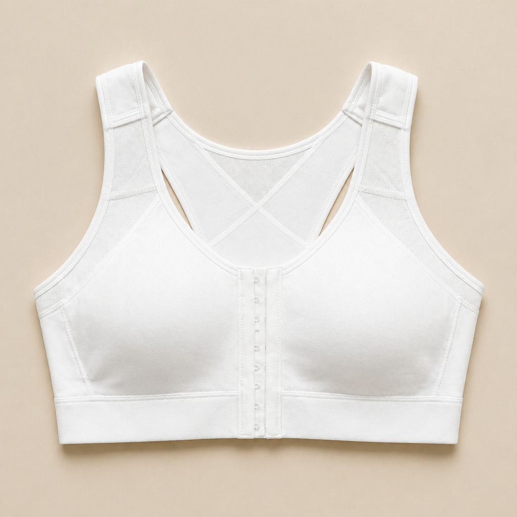 SilhouetteEase™ – Wireless Posture-Correcting Bra with Cross-Back Lift