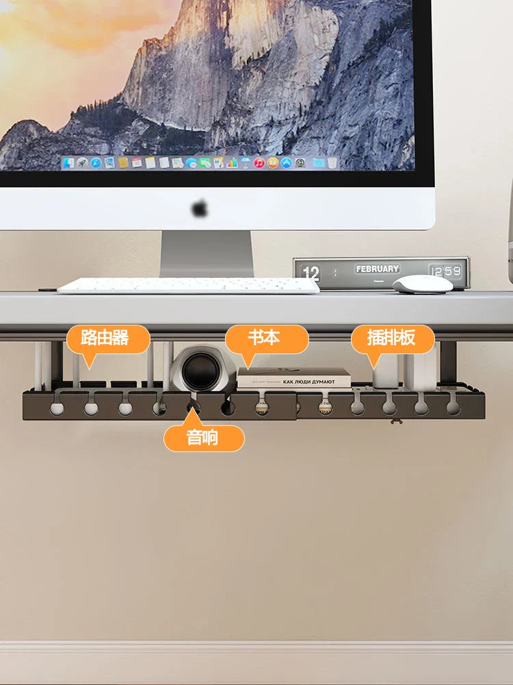 Under-Desk Cable Management Tray