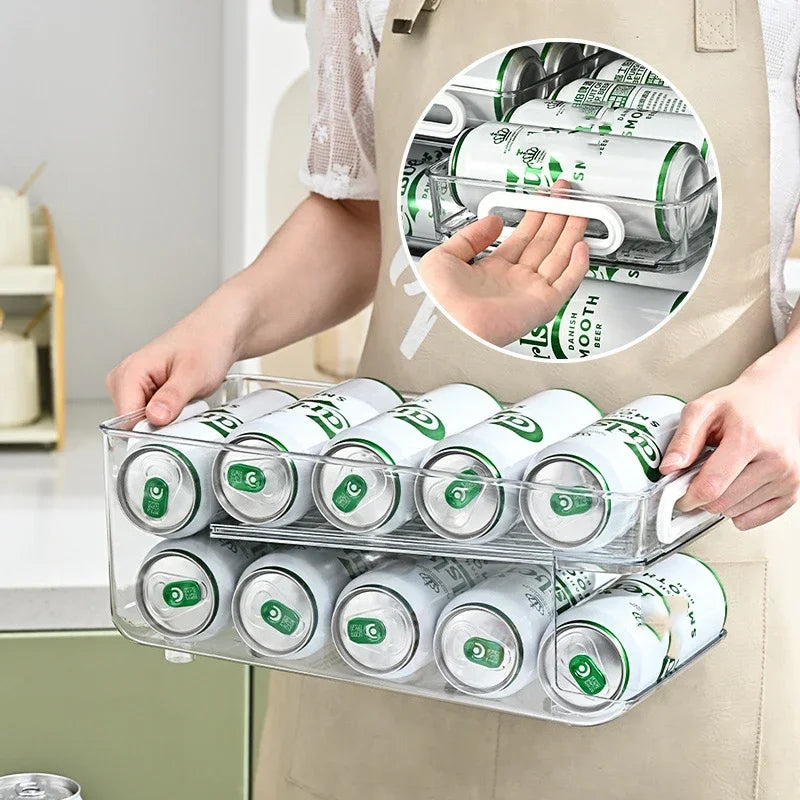 Clear Refrigerator Storage Organizer