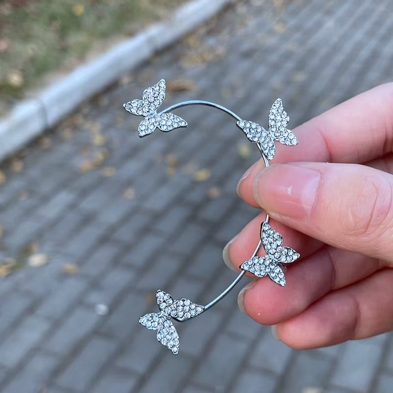Buy One Get One Free | Zirconia Butterfly Earrings