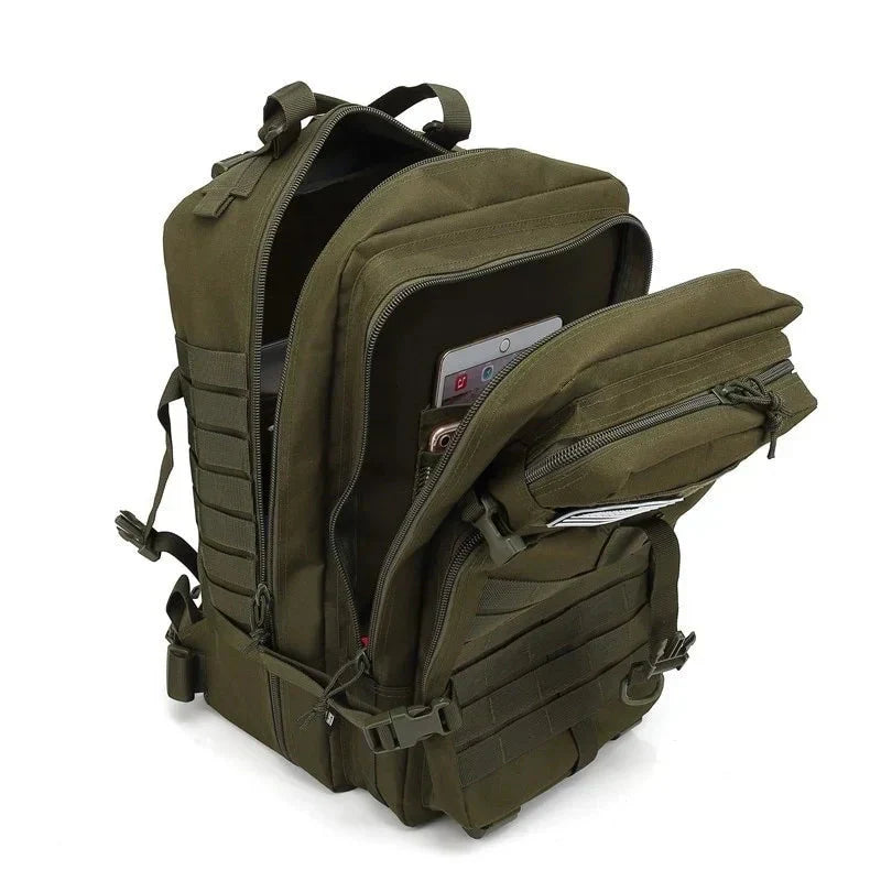 Durable Waterproof Backpack for Outdoor Activities – Multi-Compartment for Hiking, Travel, and Daily Use