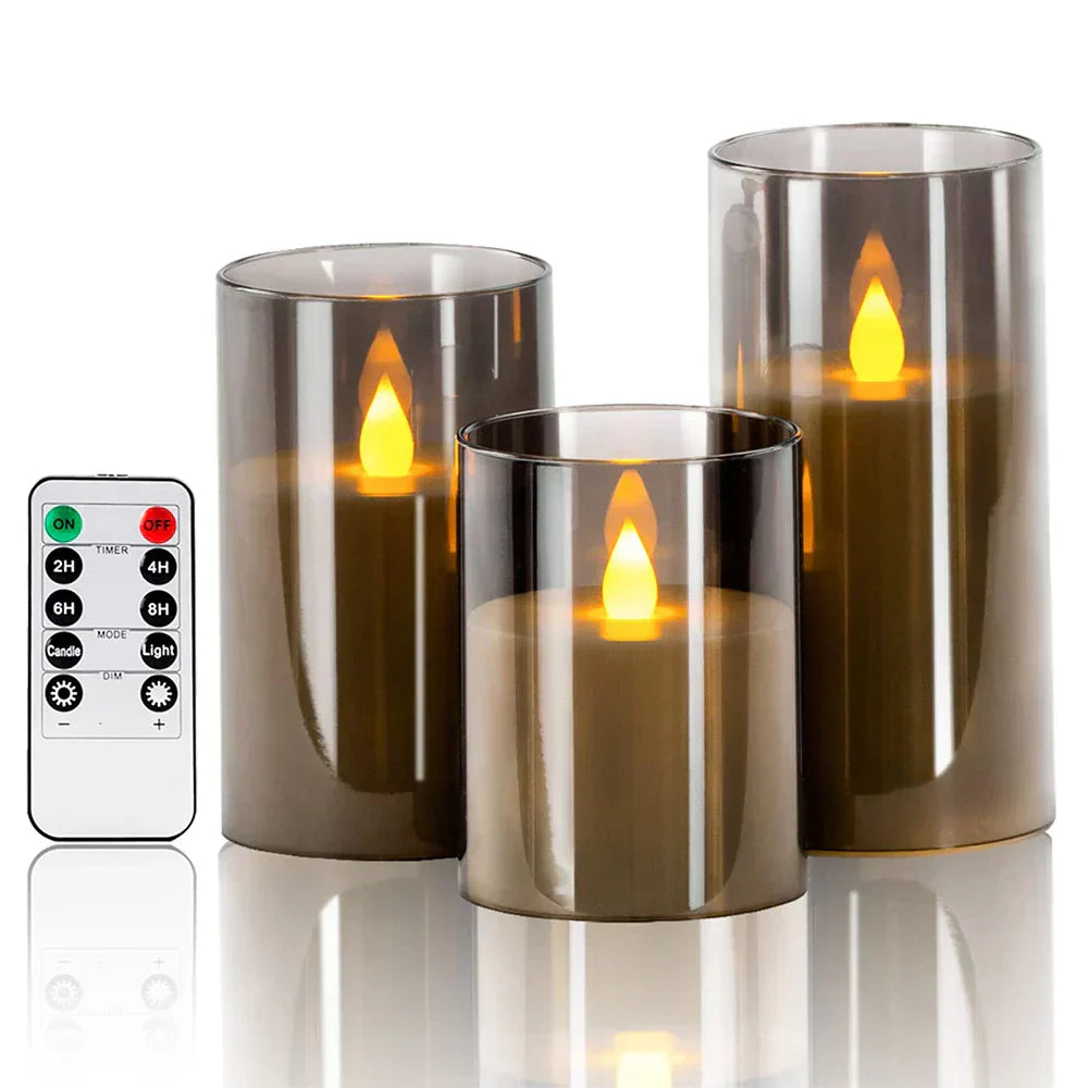 Realistic LED Candle Set