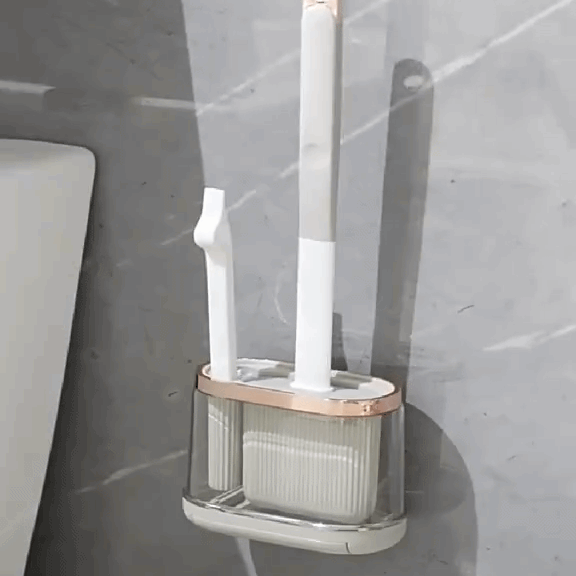 Silicone Toilet Brush Set with Holder