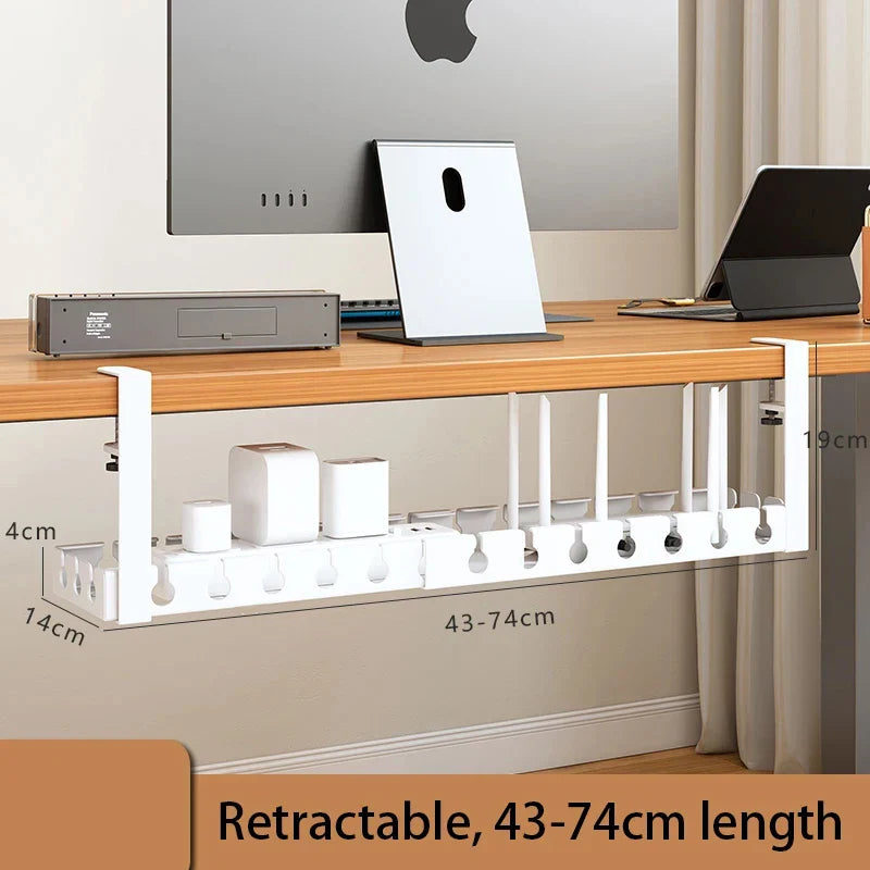 Under-Desk Cable Management Tray