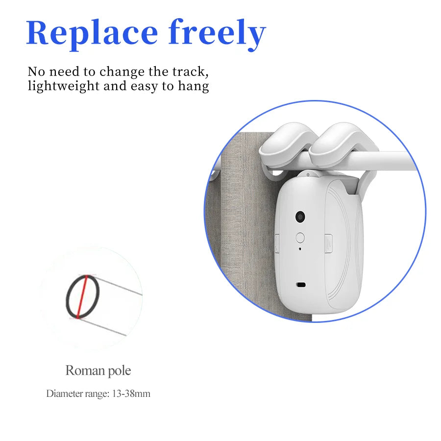 Easy Curtain Control – Effortless Relaxation for Your Home