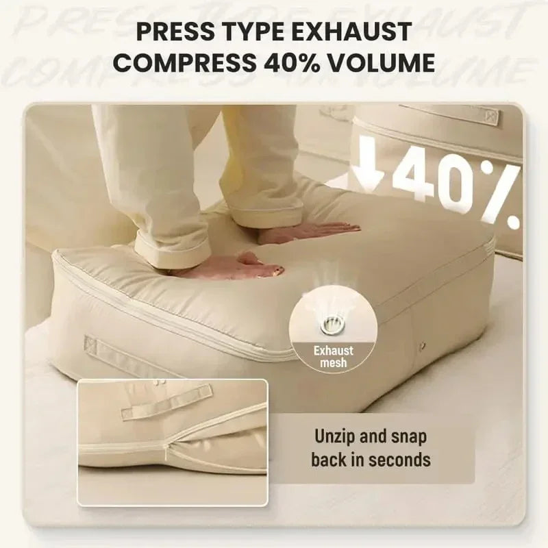 Bedding Storage Bag with 40% Space-Saving Design