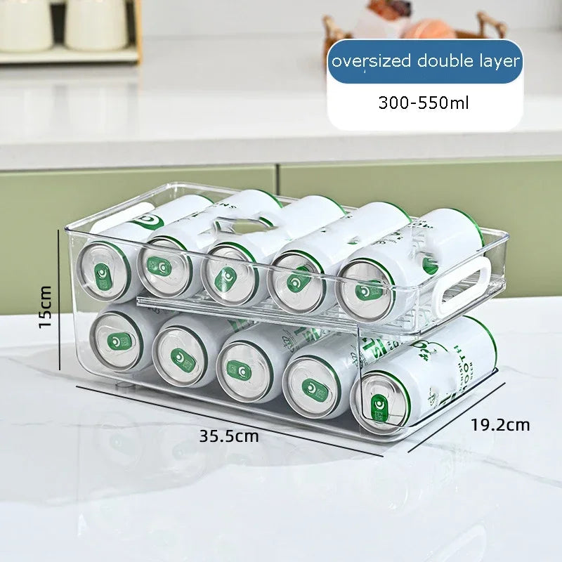 Clear Refrigerator Storage Organizer