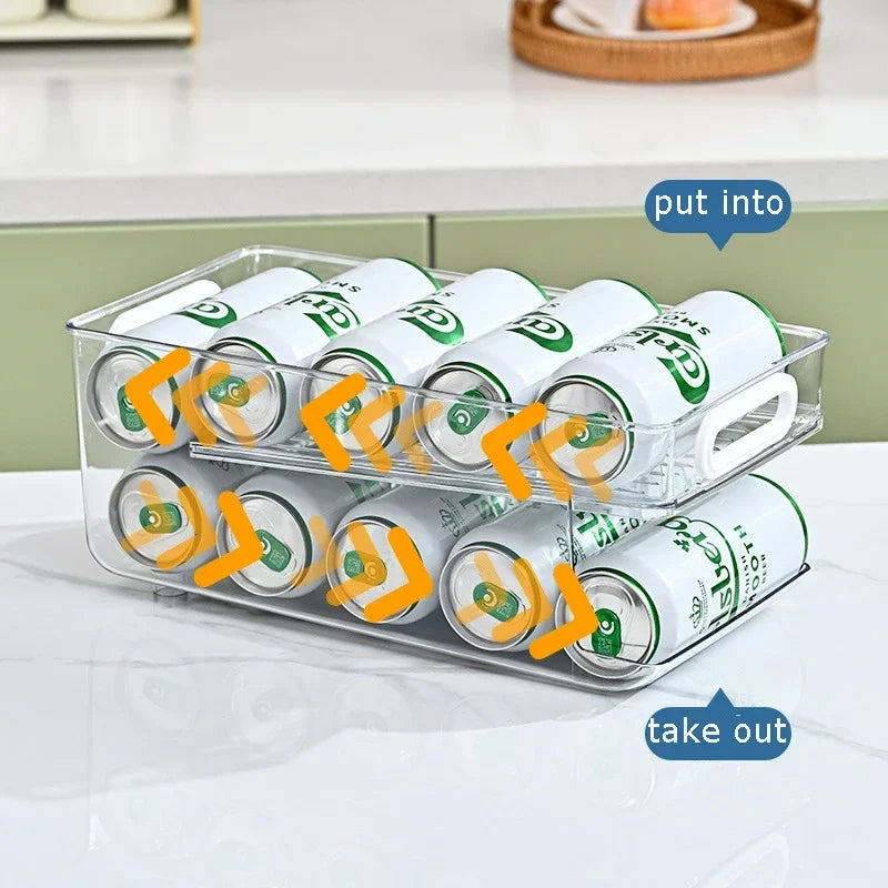 Clear Refrigerator Storage Organizer