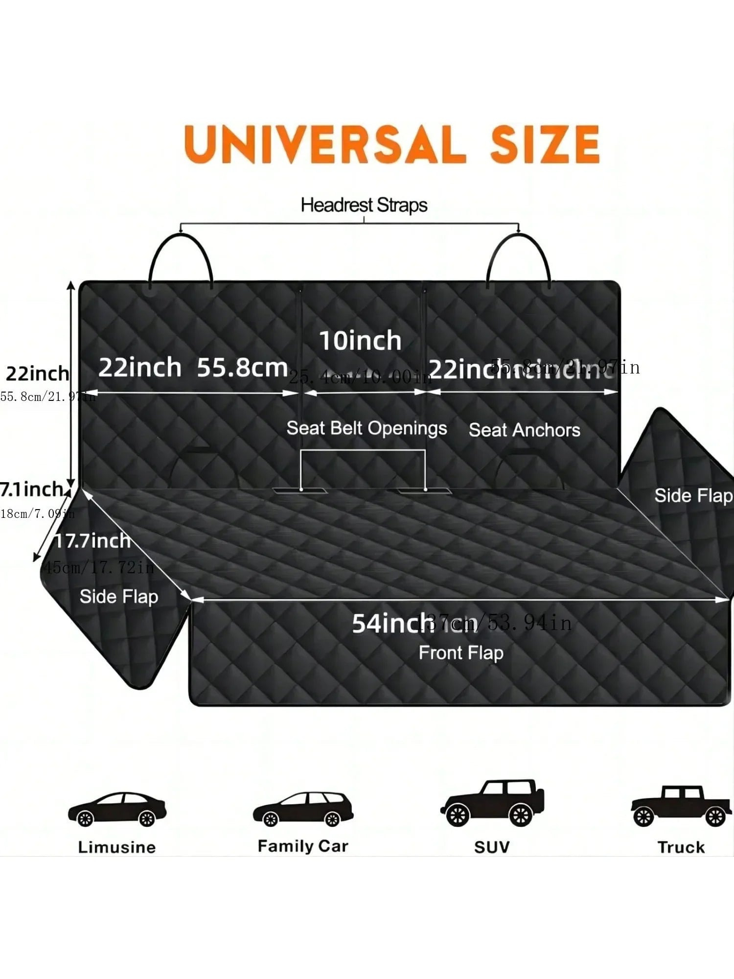 Back Seat Protector for Dogs in Car