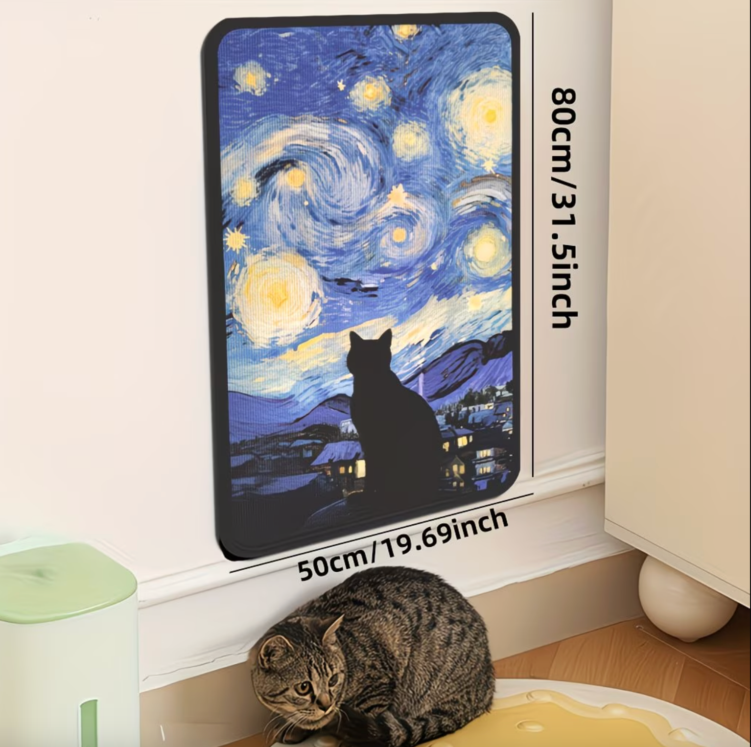 Artistic Cat Scratching Board