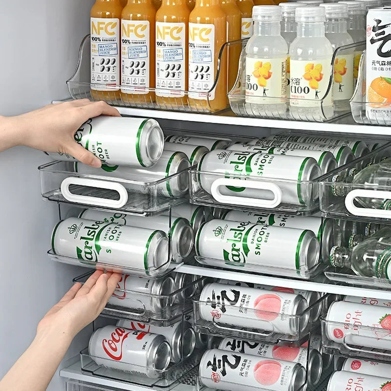 Clear Refrigerator Storage Organizer