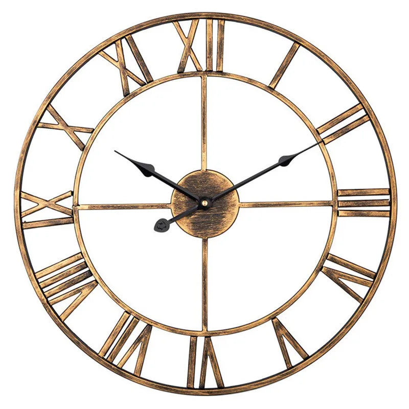 Contemporary 3D Clock with Roman Numerals for Modern Home Decoration