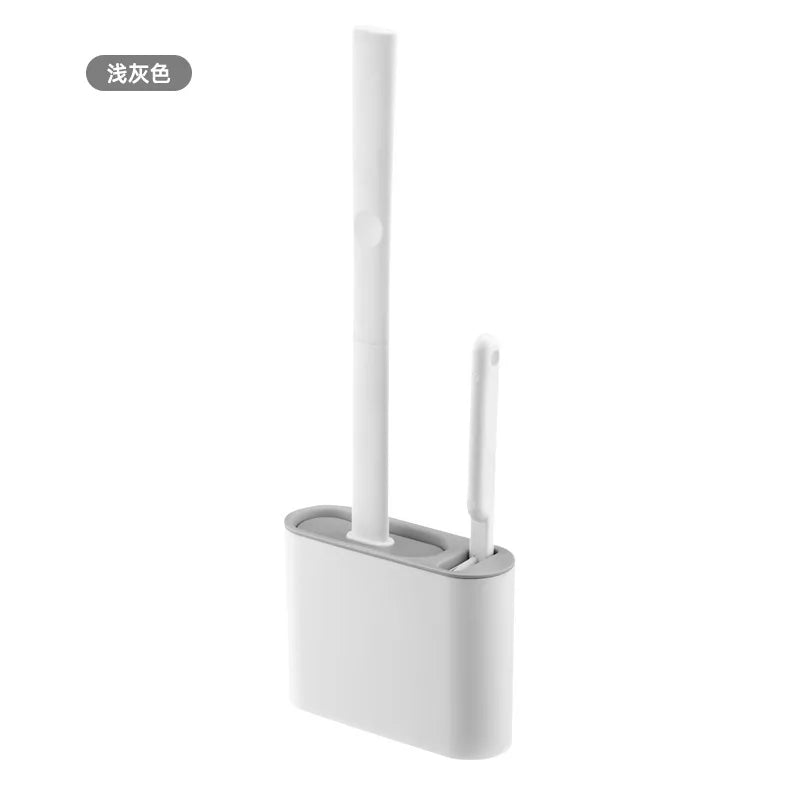 Silicone Toilet Brush with Wall Mount