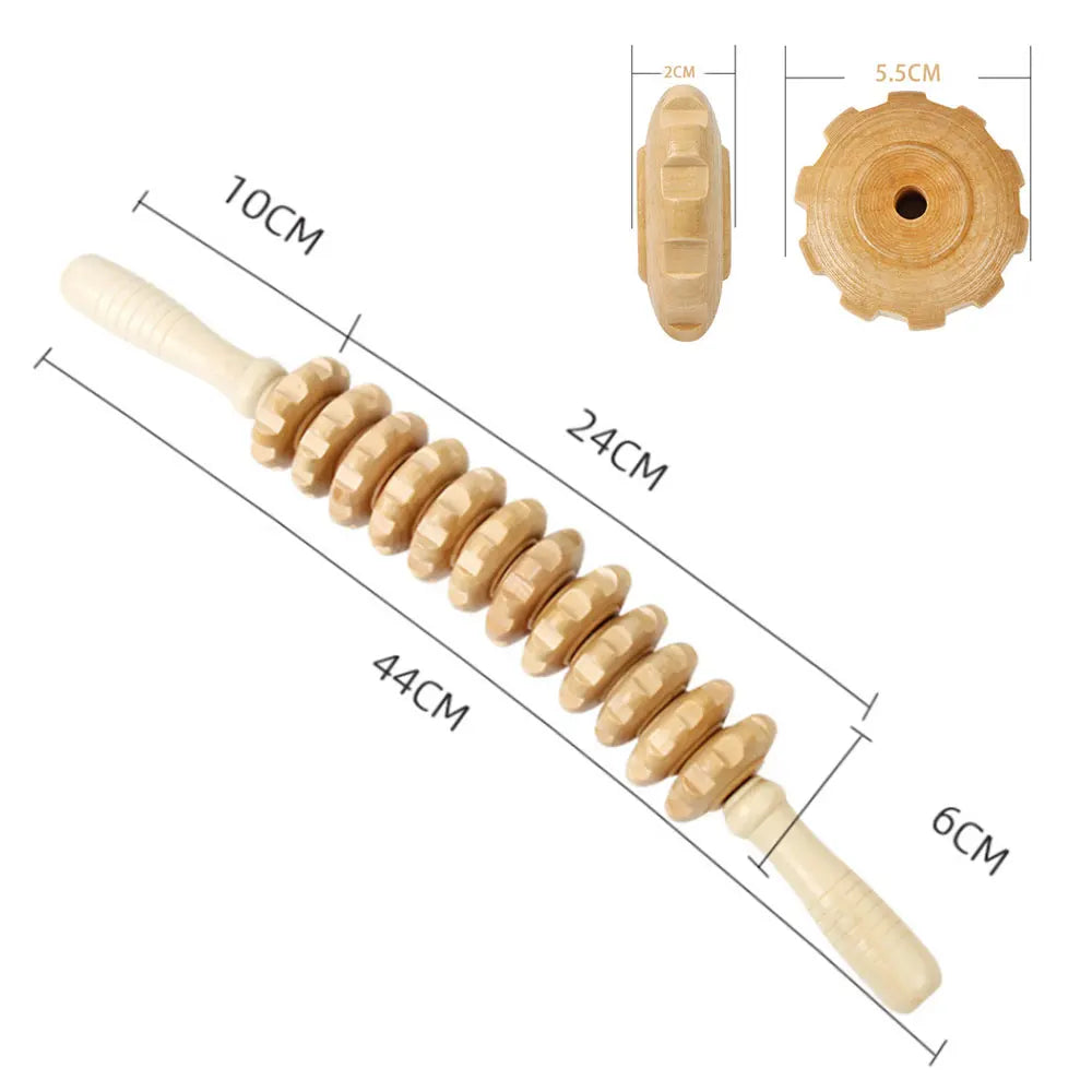 Beech Wood Massage Roller