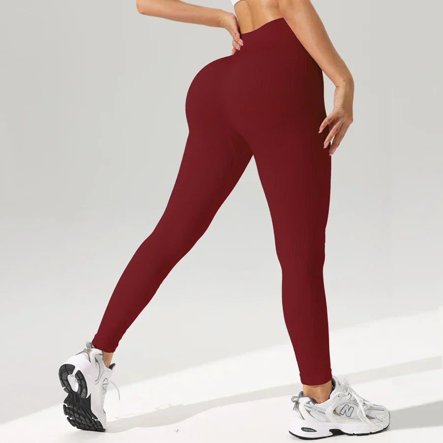 Seamless Yoga Leggings for Women – Tummy Control & Squat-Proof