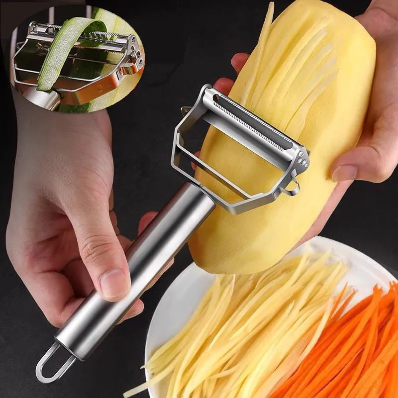 Ergonomic Stainless Steel Vegetable Peeler – Rust Resistant