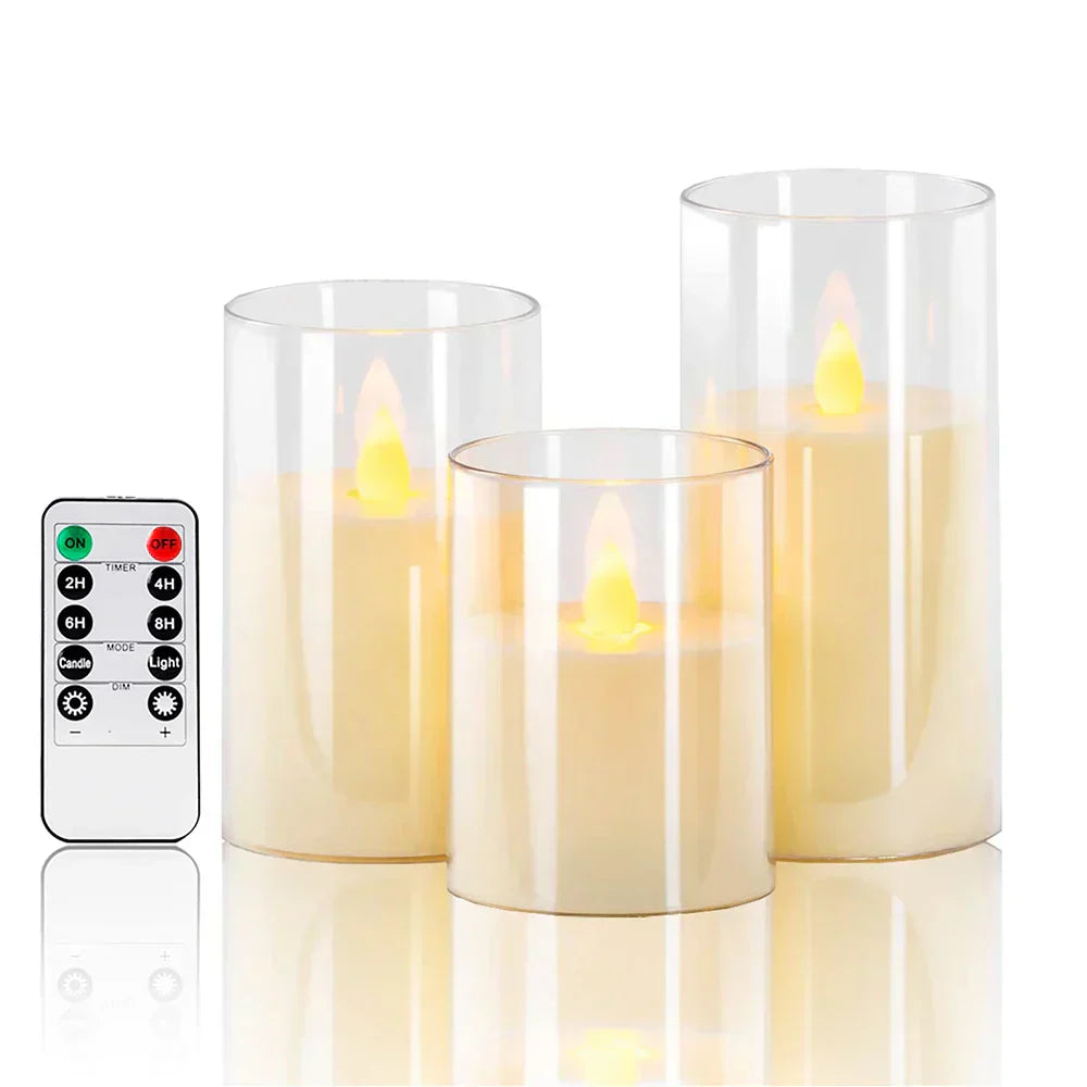 Realistic LED Candle Set